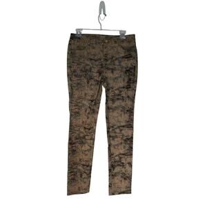 Uniq Hunter Print Watercolor Straight Leg Pants - L